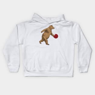 Bear Bowling Bowling ball Kids Hoodie